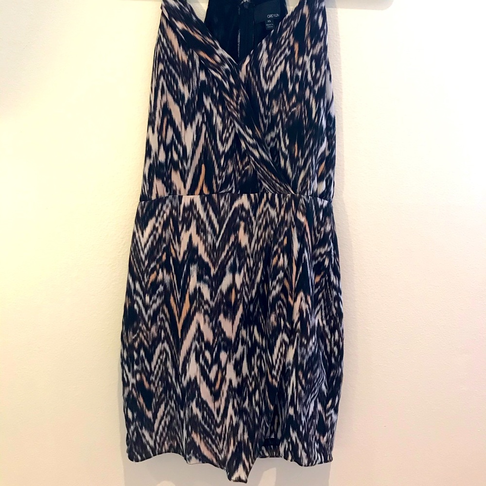 Greylin silk dress